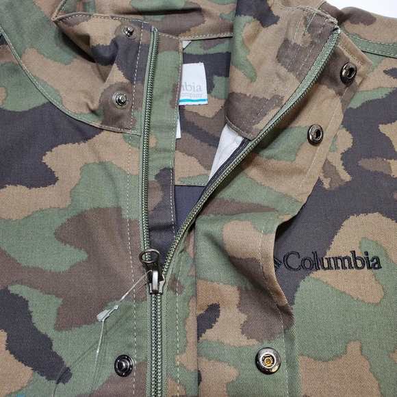 New Columbia Tanner Ranch Jacket Camouflage Men's Medium - Picture 3 of 8